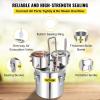 imageVEVOR Alcohol Still 8GAL30L Alcohol Distiller with Thumper Keg Distillery Kit for Alcohol with Copper Tube ampamp Buildin Thermometer ampamp Water Pump132Gal