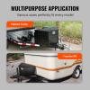 imageVEVOR Aluminum Alloy Tongue Box  Heavy Duty Trailer Storage with Lock Keys  Utility Tongue Box for Pickup Truck RV 29quotx162quotx18quot33 