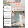 imageVEVOR Aluminum Awning 48 x 42 in Durable Window Awning Door Canopy Lightweight and Stable Aluminum Exterior Awnings Rain Snow Sunlight Protection for Door Entrance Windows Patio Porch60 x 42 inch