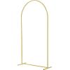 imageVEVOR Arch Backdrop Stand 6Ft 5Ft ampamp 4Ft Set of 3 Balloon Metal Arch Stand for Ceremony Gold Wedding Arch Backdrop Stand Fit for Birthday Party Baby Shower Graduations Holiday8ft 72ft 66ft