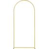 imageVEVOR Arch Backdrop Stand 6Ft 5Ft ampamp 4Ft Set of 3 Balloon Metal Arch Stand for Ceremony Gold Wedding Arch Backdrop Stand Fit for Birthday Party Baby Shower Graduations Holiday6ft 5ft 4ft
