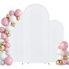 imageVEVOR Arch Backdrop Stand 6Ft 5Ft ampamp 4Ft Set of 3 Balloon Metal Arch Stand for Ceremony Gold Wedding Arch Backdrop Stand Fit for Birthday Party Baby Shower Graduations Holiday6ft 5ft 4ft