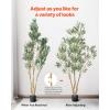 imageVEVOR Artificial Olive Tree 5 FT Tall Faux Plant Secure PE Material ampamp AntiTip Tilt Protection LowMaintenance Plant Lifelike Green Fake Potted Tree for Home Office Warehouse Decor Indoor OutdoorMultibranched Type