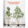 imageVEVOR Artificial Olive Tree 5 FT Tall Faux Plant Secure PE Material ampamp AntiTip Tilt Protection LowMaintenance Plant Lifelike Green Fake Potted Tree for Home Office Warehouse Decor Indoor OutdoorMultibranched Type