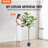 imageVEVOR Artificial Olive Tree 5 FT Tall Faux Plant Secure PE Material ampamp AntiTip Tilt Protection LowMaintenance Plant Lifelike Green Fake Potted Tree for Home Office Warehouse Decor Indoor OutdoorFiddle Leaf Fig Tree