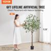 imageVEVOR Artificial Olive Tree 5 FT Tall Faux Plant Secure PE Material ampamp AntiTip Tilt Protection LowMaintenance Plant Lifelike Green Fake Potted Tree for Home Office Warehouse Decor Indoor OutdoorEucalyptus Tree