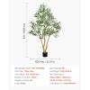 imageVEVOR Artificial Olive Tree 5 FT Tall Faux Plant Secure PE Material ampamp AntiTip Tilt Protection LowMaintenance Plant Lifelike Green Fake Potted Tree for Home Office Warehouse Decor Indoor OutdoorMultibranched Type