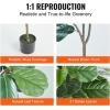 imageVEVOR Artificial Olive Tree 5 FT Tall Faux Plant Secure PE Material ampamp AntiTip Tilt Protection LowMaintenance Plant Lifelike Green Fake Potted Tree for Home Office Warehouse Decor Indoor OutdoorFiddle Leaf Fig Tree