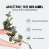 imageVEVOR Artificial Olive Tree 5 FT Tall Faux Plant Secure PE Material ampamp AntiTip Tilt Protection LowMaintenance Plant Lifelike Green Fake Potted Tree for Home Office Warehouse Decor Indoor OutdoorEucalyptus Tree