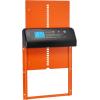 imageVEVOR Automatic Chicken Coop Door Auto Chicken Door Opener with Timer ampamp Light Sensor Aluminum Chicken Coops Door with Remote Control and LCD Screen 4 Modes Opening Battery or DC PoweredOrange