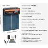 imageVEVOR Automatic Chicken Coop Door Auto Chicken Door Opener with Timer ampamp Light Sensor Aluminum Chicken Coops Door with Remote Control and LCD Screen 4 Modes Opening Battery or DC PoweredBlue