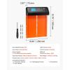 imageVEVOR Automatic Chicken Coop Door Auto Chicken Door Opener with Timer ampamp Light Sensor Aluminum Chicken Coops Door with Remote Control and LCD Screen 4 Modes Opening Battery or DC PoweredOrange