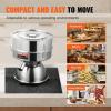 imageVEVOR Automatic Electric Vibrating Sieve Stainless Steel Sifter Shaker Machine with 1280 Mesh 45W Automatic Powder Sifter Machine Countertop Electric Sieve Shaker for Flour Powers Mungbean Rice4060 Mesh Sifter