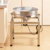 imageVEVOR Automatic Electric Vibrating Sieve Stainless Steel Sifter Shaker Machine with 1280 Mesh 45W Automatic Powder Sifter Machine Countertop Electric Sieve Shaker for Flour Powers Mungbean Rice40100 Mesh Sifter