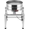 imageVEVOR Automatic Electric Vibrating Sieve Stainless Steel Sifter Shaker Machine with 1280 Mesh 45W Automatic Powder Sifter Machine Countertop Electric Sieve Shaker for Flour Powers Mungbean Rice40100 Mesh Sifter