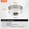imageVEVOR Automatic Electric Vibrating Sieve Stainless Steel Sifter Shaker Machine with 1280 Mesh 45W Automatic Powder Sifter Machine Countertop Electric Sieve Shaker for Flour Powers Mungbean Rice12 Mesh