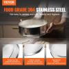 imageVEVOR Automatic Electric Vibrating Sieve Stainless Steel Sifter Shaker Machine with 1280 Mesh 45W Automatic Powder Sifter Machine Countertop Electric Sieve Shaker for Flour Powers Mungbean Rice12 Mesh