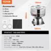 imageVEVOR Automatic Electric Vibrating Sieve Stainless Steel Sifter Shaker Machine with 1280 Mesh 45W Automatic Powder Sifter Machine Countertop Electric Sieve Shaker for Flour Powers Mungbean Rice1060 Mesh Sifter