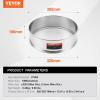 imageVEVOR Automatic Electric Vibrating Sieve Stainless Steel Sifter Shaker Machine with 1280 Mesh 45W Automatic Powder Sifter Machine Countertop Electric Sieve Shaker for Flour Powers Mungbean Rice10 Mesh