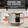 imageVEVOR BBQ Access Door 24W x 24H Inch Double Outdoor Kitchen Stainless Steel Flush Mount Door Double Wall Vertical with Handles and Hooks for BBQ Island Grilling Station Outside Cabinet33W x 22H