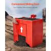 imageVEVOR Ballast Box 3Point Category 1 Tractor Ballast of 800lbs Capacity for 2 Inch Hitch Receiver HeavyDuty Steel 43 ft Large Volume Loader Attachment with Sliding Door RedRed