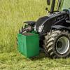 imageVEVOR Ballast Box 3Point Category 1 Tractor Ballast of 800lbs Capacity for 2 Inch Hitch Receiver HeavyDuty Steel 43 ft Large Volume Loader Attachment with Sliding Door RedGreen