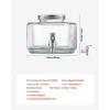 imageVEVOR Beverage Dispenser 08 Gallon Drink Dispensers for Parties Glass Juice Dispenser with NoDrip Spigot and Lid Iced Tea Lemonade Juice Water Dispensers for Restaurants Hotels Parties
