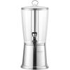 imageVEVOR Beverage Dispenser 21 Gallon Drink Dispenser for Parties Stainless Steel  Plastic Juice Dispensers with Spigot Ice Chamber Iced Tea Lemonade Juice Water Dispensers for Restaurants Hotels21Gal