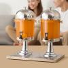imageVEVOR Beverage Dispenser 21 Gallon x 2 Drink Dispenser for Parties Stainless Steel  Plastic Juice Dispensers with Spigot Ice Chamber Tray Iced Tea Lemonade Dispensers for Restaurants Hotels21Gal 2Pack