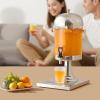 imageVEVOR Beverage Dispenser 21 Gallon x 2 Drink Dispenser for Parties Stainless Steel  Plastic Juice Dispensers with Spigot Ice Chamber Tray Iced Tea Lemonade Dispensers for Restaurants Hotels21Gal 1Pack