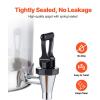 imageVEVOR Beverage Dispenser 21 Gallon x 2 Drink Dispenser for Parties Stainless Steel  Plastic Juice Dispensers with Spigot Ice Chamber Tray Iced Tea Lemonade Dispensers for Restaurants Hotels21Gal 2Pack