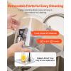 imageVEVOR Beverage Dispenser 21 Gallon x 2 Drink Dispenser for Parties Stainless Steel  Plastic Juice Dispensers with Spigot Ice Chamber Tray Iced Tea Lemonade Dispensers for Restaurants Hotels21Gal 1Pack