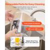 imageVEVOR Beverage Dispenser 21 Gallon x 2 Drink Dispenser for Parties Stainless Steel  Plastic Juice Dispensers with Spigot Ice Chamber Tray Iced Tea Lemonade Dispensers for Restaurants Hotels21Gal 2Pack