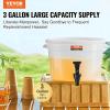 imageVEVOR Beverage Dispenser 5 Gallon 2 Drink Dispensers for Parties Plastic Juice Dispenser with Spigot and Lid Iced Tea Lemonade Juice Water Dispenser for Restaurants Hotels Parties 2 Pack3Gal 1Pack