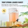 imageVEVOR Beverage Dispenser 5 Gallon 2 Drink Dispensers for Parties Plastic Juice Dispenser with Spigot and Lid Iced Tea Lemonade Juice Water Dispenser for Restaurants Hotels Parties 2 Pack5Gal 2Pack