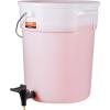 imageVEVOR Beverage Dispenser 5 Gallon 2 Drink Dispensers for Parties Plastic Juice Dispenser with Spigot and Lid Iced Tea Lemonade Juice Water Dispenser for Restaurants Hotels Parties 2 Pack5Gal 2Pack
