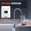 imageVEVOR Bottled Water Dispenser Pump System 5 Gallon Dispensing System Automatic Electric Water Dispenser Single Inlet Water Jug Pump Compatible Use with CoffeeTea Machine Refrigerator Ice MakerDual Inlet w adapter