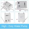 imageVEVOR Bottled Water Dispenser Pump System 5 Gallon Dispensing System Automatic Electric Water Dispenser Single Inlet Water Jug Pump Compatible Use with CoffeeTea Machine Refrigerator Ice MakerDouble
