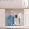 imageVEVOR Bottled Water Dispenser Pump System 5 Gallon Dispensing System Automatic Electric Water Dispenser Single Inlet Water Jug Pump Compatible Use with CoffeeTea Machine Refrigerator Ice MakerSolid