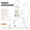 imageVEVOR Bottled Water Dispenser Pump System 5 Gallon Dispensing System Automatic Electric Water Dispenser Single Inlet Water Jug Pump Compatible Use with CoffeeTea Machine Refrigerator Ice MakerSingle Inlet w switch