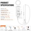 imageVEVOR Bottled Water Dispenser Pump System 5 Gallon Dispensing System Automatic Electric Water Dispenser Single Inlet Water Jug Pump Compatible Use with CoffeeTea Machine Refrigerator Ice MakerSolid