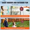 imageVEVOR Bow and Arrow Set for Kids 2 Pack LED Light Up Archery Set with 20 Suction Cup Arrows Indoor Outdoor Toy for Boys Girls Age 48 812 with Standing Target ampamp 2 Guns Ideal Gift for Kids1 Pack with Hanging Target