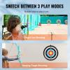 imageVEVOR Bow and Arrow Set for Kids 2 Pack LED Light Up Archery Set with 20 Suction Cup Arrows Indoor Outdoor Toy for Boys Girls Age 48 812 with Standing Target ampamp 2 Guns Ideal Gift for Kids2 Pack with Hanging Target