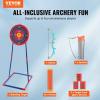 imageVEVOR Bow and Arrow Set for Kids 2 Pack LED Light Up Archery Set with 20 Suction Cup Arrows Indoor Outdoor Toy for Boys Girls Age 48 812 with Standing Target ampamp 2 Guns Ideal Gift for Kids1 Pack with Hanging Target