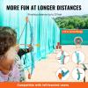 imageVEVOR Bow and Arrow Set for Kids 2 Pack LED Light Up Archery Set with 20 Suction Cup Arrows Indoor Outdoor Toy for Boys Girls Age 48 812 with Standing Target ampamp 2 Guns Ideal Gift for Kids1 Pack with Hanging Target