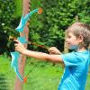 imageVEVOR Bow and Arrow Set for Kids 2 Pack LED Light Up Archery Set with 20 Suction Cup Arrows Indoor Outdoor Toy for Boys Girls Age 48 812 with Standing Target ampamp 2 Guns Ideal Gift for Kids2 Pack with Hanging Target