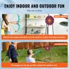 imageVEVOR Bow and Arrow Set for Kids 2 Pack LED Light Up Archery Set with 20 Suction Cup Arrows Indoor Outdoor Toy for Boys Girls Age 48 812 with Standing Target ampamp 2 Guns Ideal Gift for KidsStanding Target with Gun