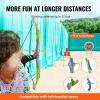 imageVEVOR Bow and Arrow Set for Kids 2 Pack LED Light Up Archery Set with 20 Suction Cup Arrows Indoor Outdoor Toy for Boys Girls Age 48 812 with Standing Target ampamp 2 Guns Ideal Gift for KidsStanding Target with Gun