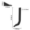 imageVEVOR Box Blade Shank 18 Scarifier Shank 4 Holes Box Scraper Shank Ripper Shank with Removable Tapered Teeth and Pins Adjustable Shanks Assembly for Replacement Digging Plowing 6PCS18 4PCS