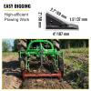 imageVEVOR Box Blade Shank 18 Scarifier Shank 4 Holes Box Scraper Shank Ripper Shank with Removable Tapered Teeth and Pins Adjustable Shanks Assembly for Replacement Digging Plowing 6PCS18 5PCS